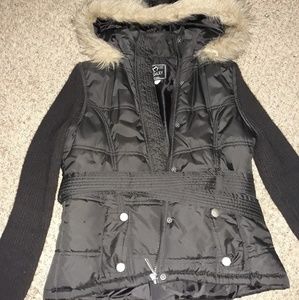 Black sweater jacket